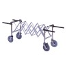 Chariot extensible pour cercueil, roue 125, verrouillable