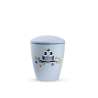 Urne funéraire décor hibou, biodégradable, enfant 1,5L